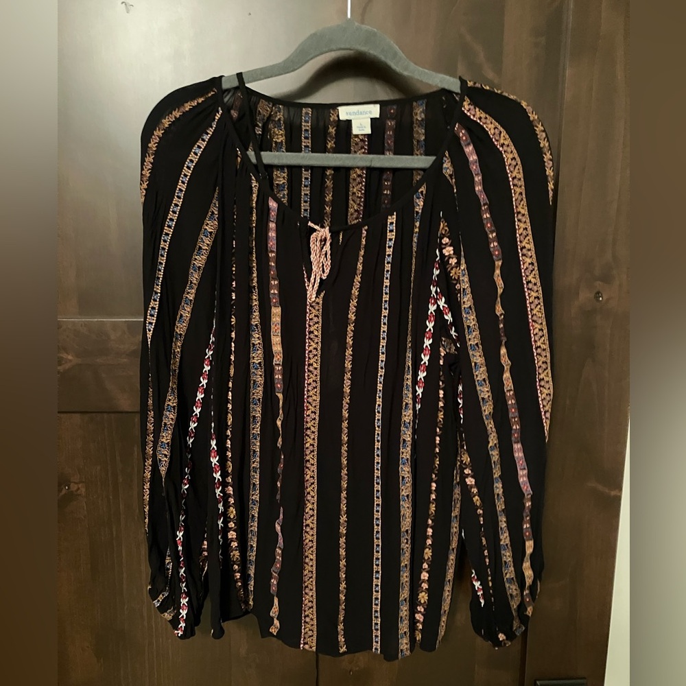 Sundance Patterned peasant type Women's Blouse